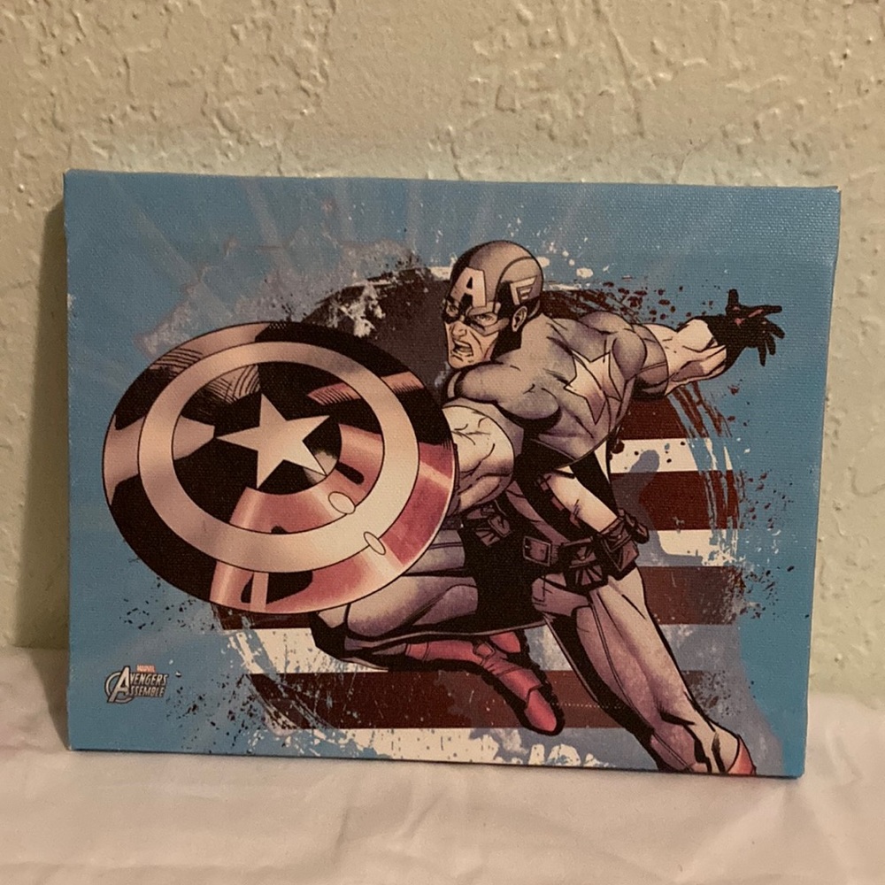 Marvel Print 6x8” by artissimo Captain America